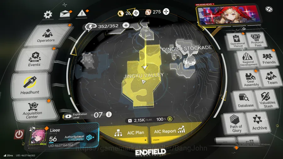 Arknights: Endfield Accounts ASIA |MidGame|3Limit+4Sign|Tangtang Sign,Yvonne Sign, Gilberta Sign, Ardelia,Pogra ,Sign 5