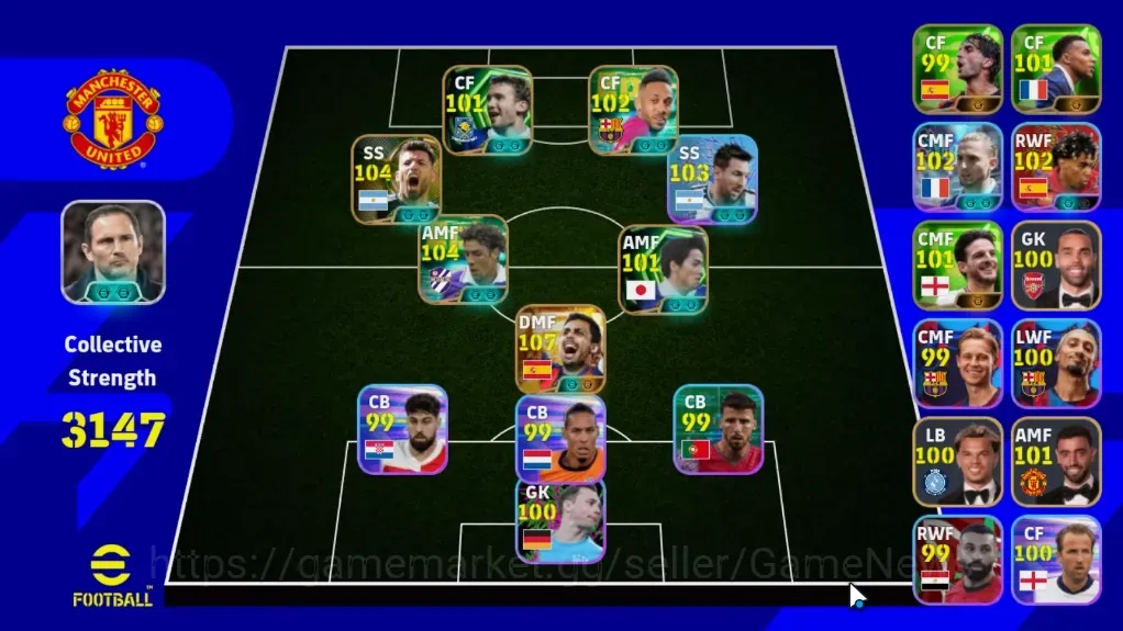eFootball Accounts Legends & Iconic Players Android|1K Coin|Big Time Rodri Spain'26|Epic Rui Costa,Sergio 1