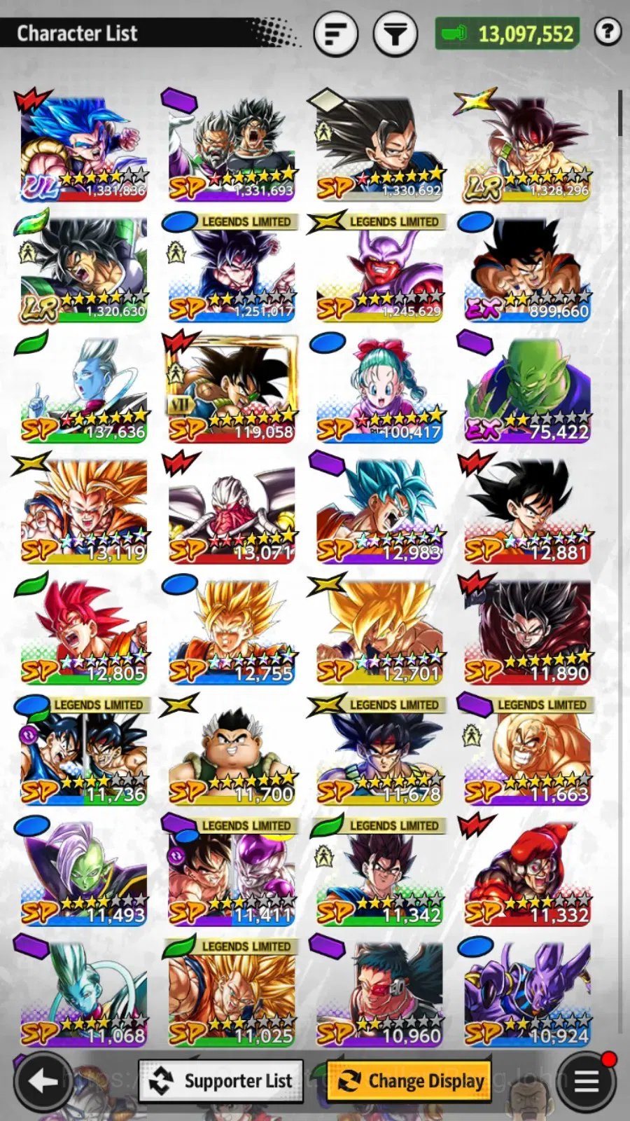Dragon Ball Legends Accounts Android/IOS |Lvl 149|13M Total Power|536 CC|2 LR|1 image 6