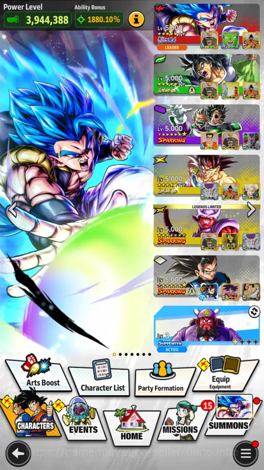 Dragon Ball Legends Accounts Android/IOS |Lvl 149|13M Total Power|536 CC|2 LR|1 image 8