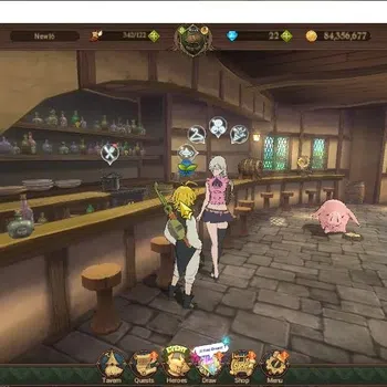 The Seven Deadly Sins: Grand Cross Starter GLOBAL|343K CC|22 DM|Chapter 1|1 LR + 6 UR|Elizabe image 1