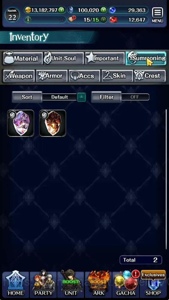 Last Cloudia Accounts GLOBAL|Rank 22|100K Crysta|Top Tier Unit (Ascended image 13