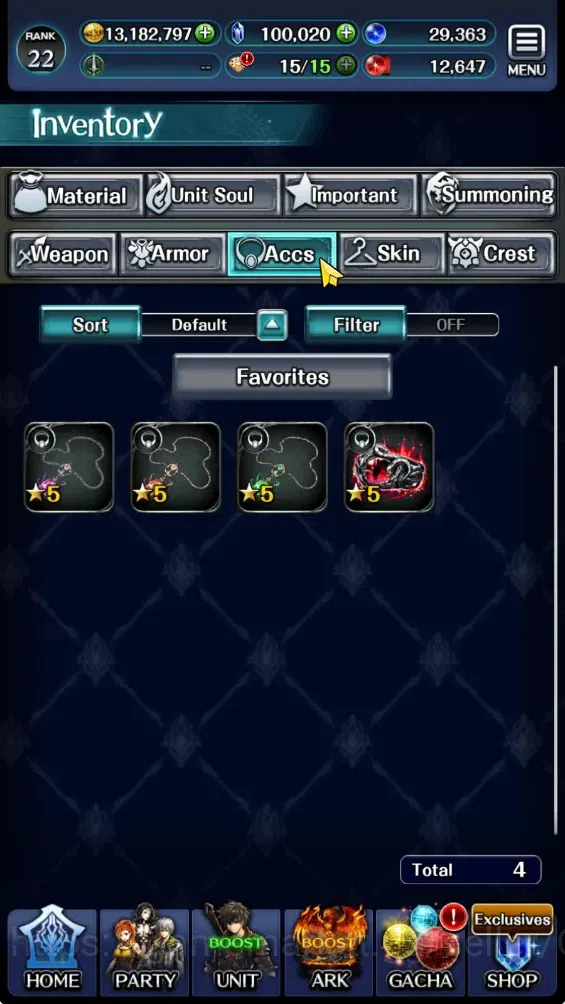 Last Cloudia Accounts GLOBAL|Rank 22|100K Crysta|Top Tier Unit (Ascended image 15