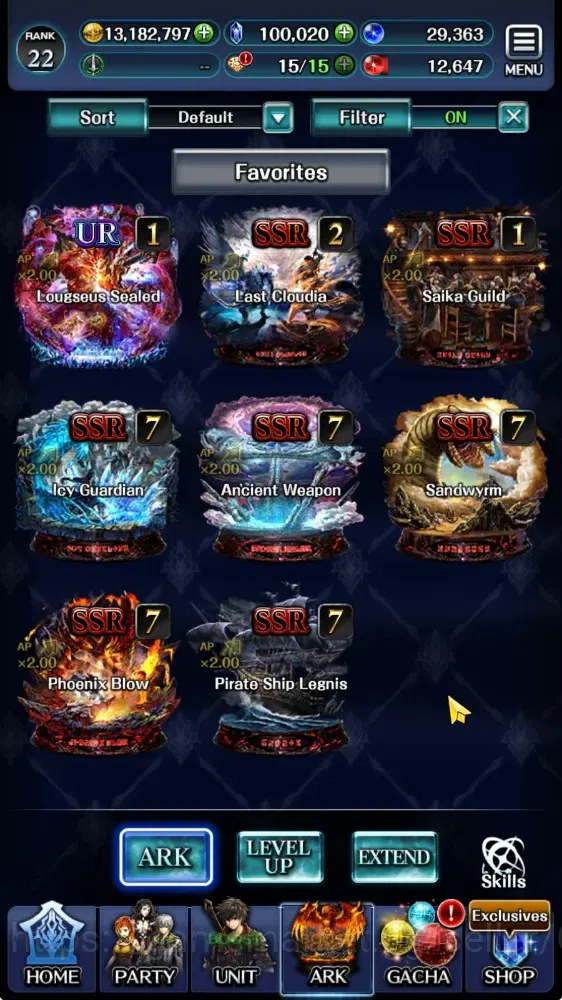 Last Cloudia Accounts GLOBAL|Rank 22|100K Crysta|Top Tier Unit (Ascended image 5
