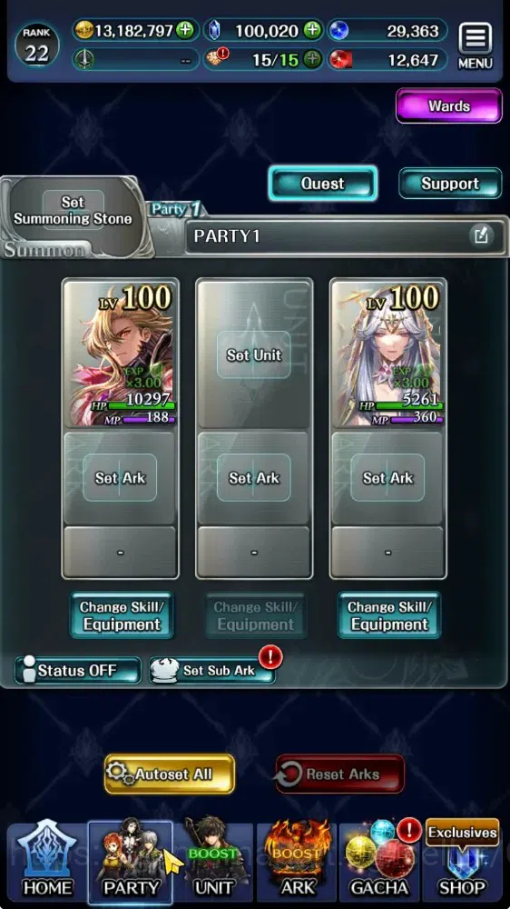 Last Cloudia Accounts GLOBAL|Rank 22|100K Crysta|Top Tier Unit (Ascended image 6