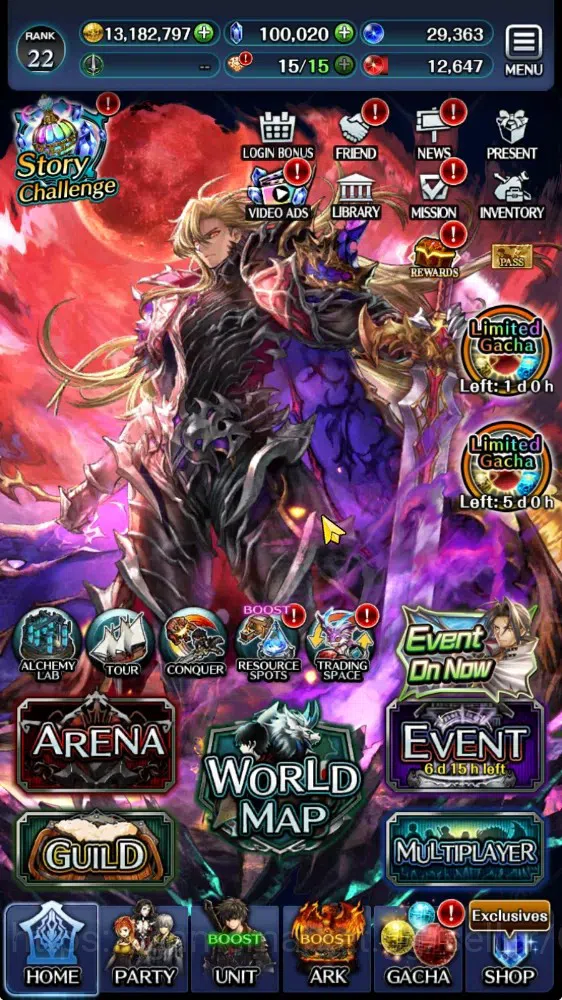 Last Cloudia Accounts GLOBAL|Rank 22|100K Crysta|Top Tier Unit (Ascended image 7