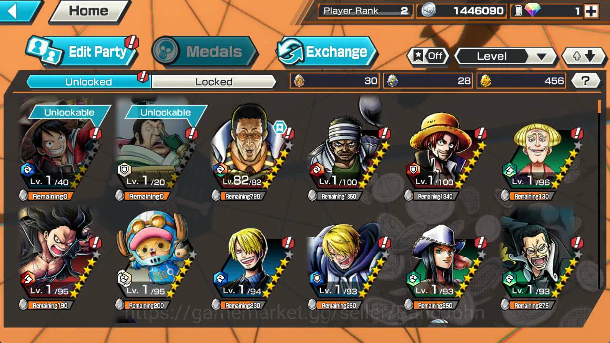 One Piece Bounty Rush Accounts GLOBAL | EX3 | Kizaru Borsalino, BP Kuzan, Legenda image 2