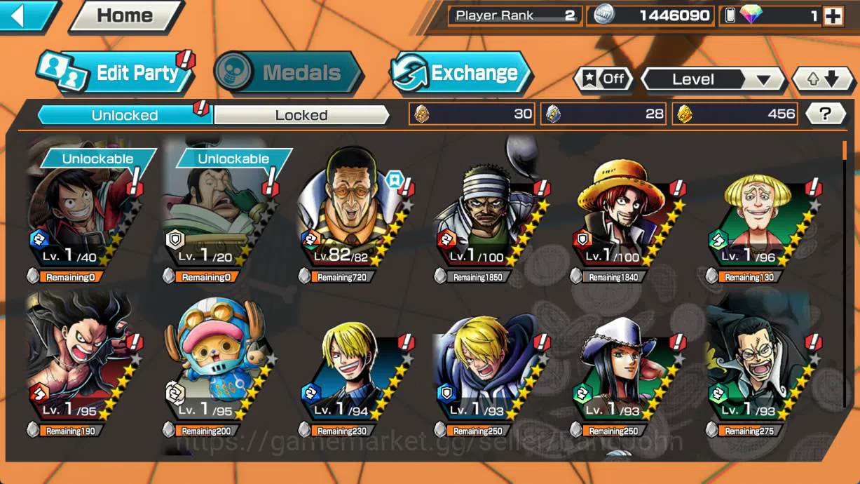 One Piece Bounty Rush Accounts GLOBAL | EX3 | Kizaru Borsalino, BP Kuzan, Legenda image 6