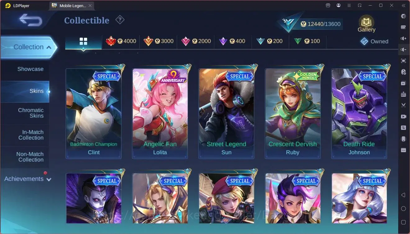 Mobile Legends: Bang Bang Accounts GLOBAL Hero 52  Skin 77  |Gaara|Dtamer Masha|Epic  image 8