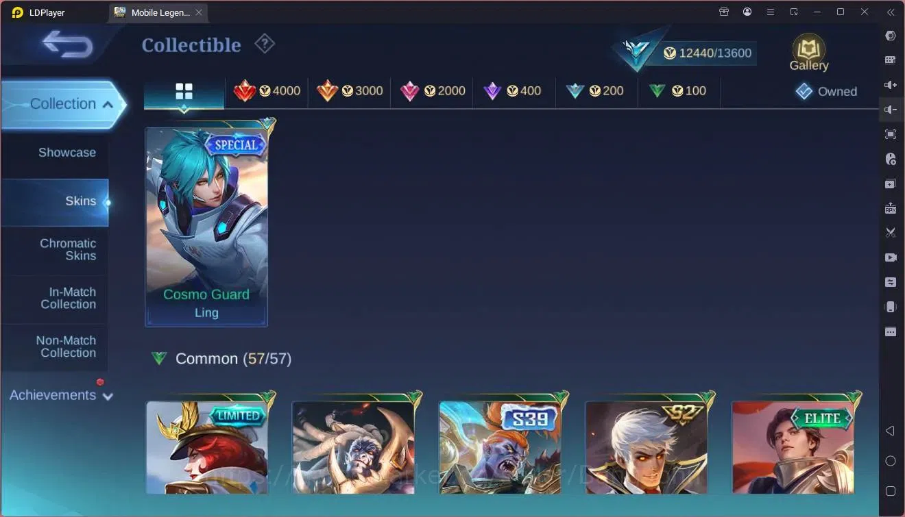 Mobile Legends: Bang Bang Accounts GLOBAL Hero 52  Skin 77  |Gaara|Dtamer Masha|Epic  image 9