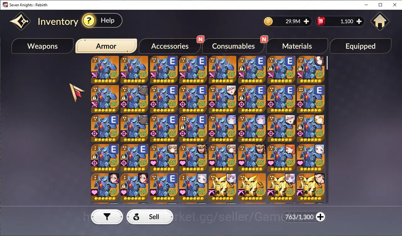 Seven Knights Re:Birth Accounts [Re:BIRTH]5 Ex-7k[FaiTC1,JuriTC1,Gelidus,Melia,Ros image 7