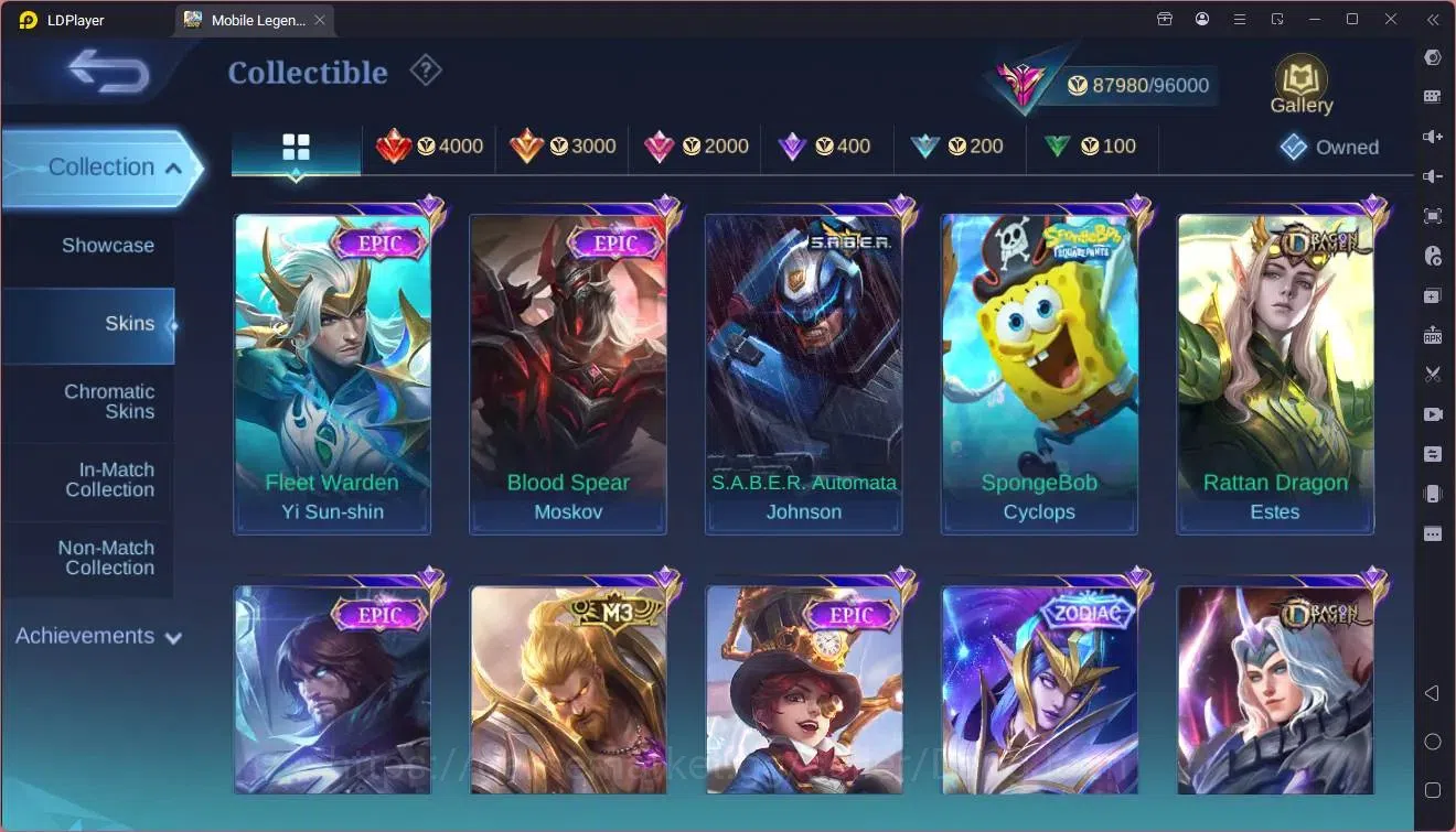 Mobile Legends: Bang Bang Accounts Global|Hero 132|Skin 335|Exalted|Allstar Moskov|KO image 13