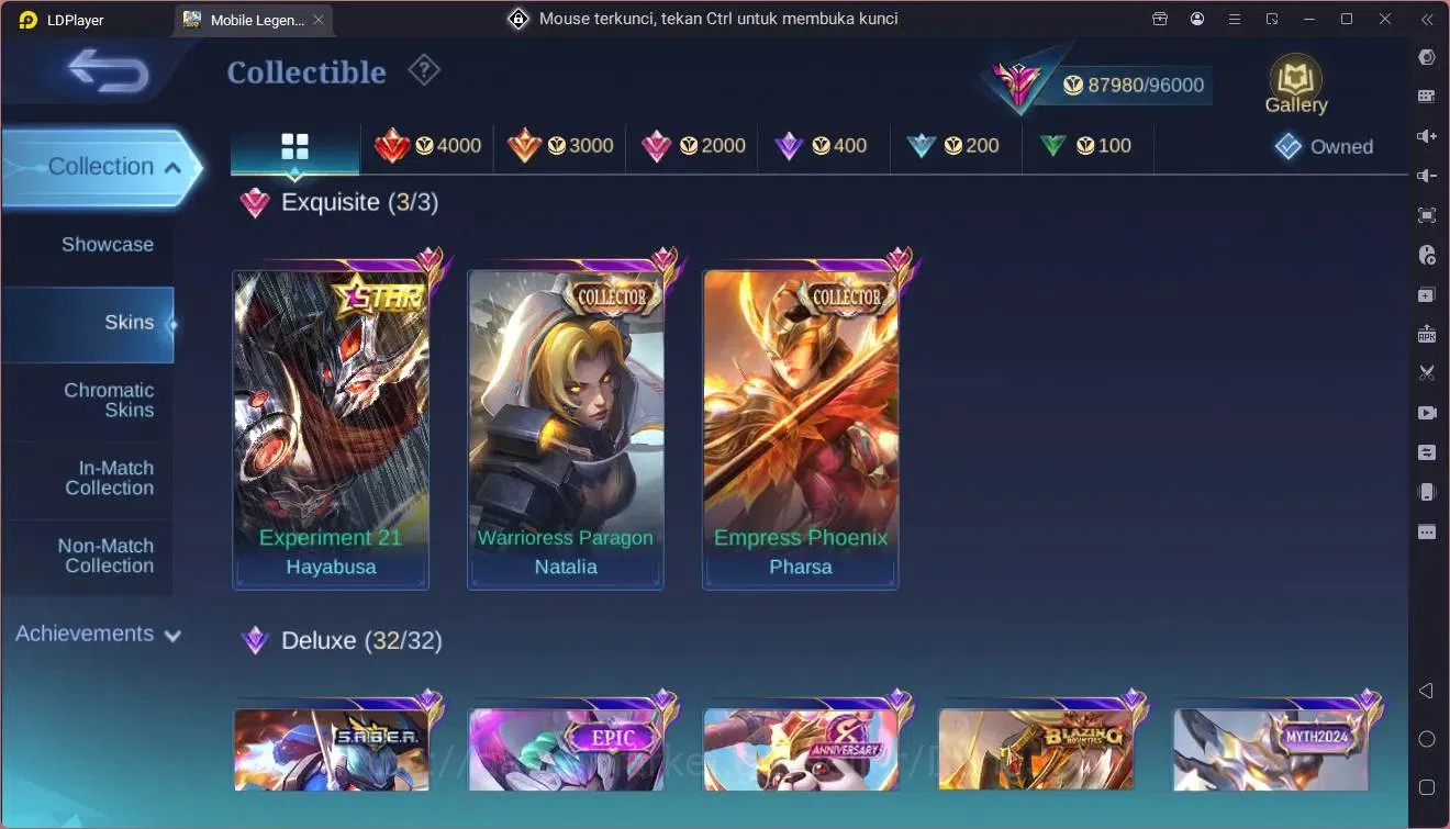 Mobile Legends: Bang Bang Accounts Global|Hero 132|Skin 335|Exalted|Allstar Moskov|KO image 16