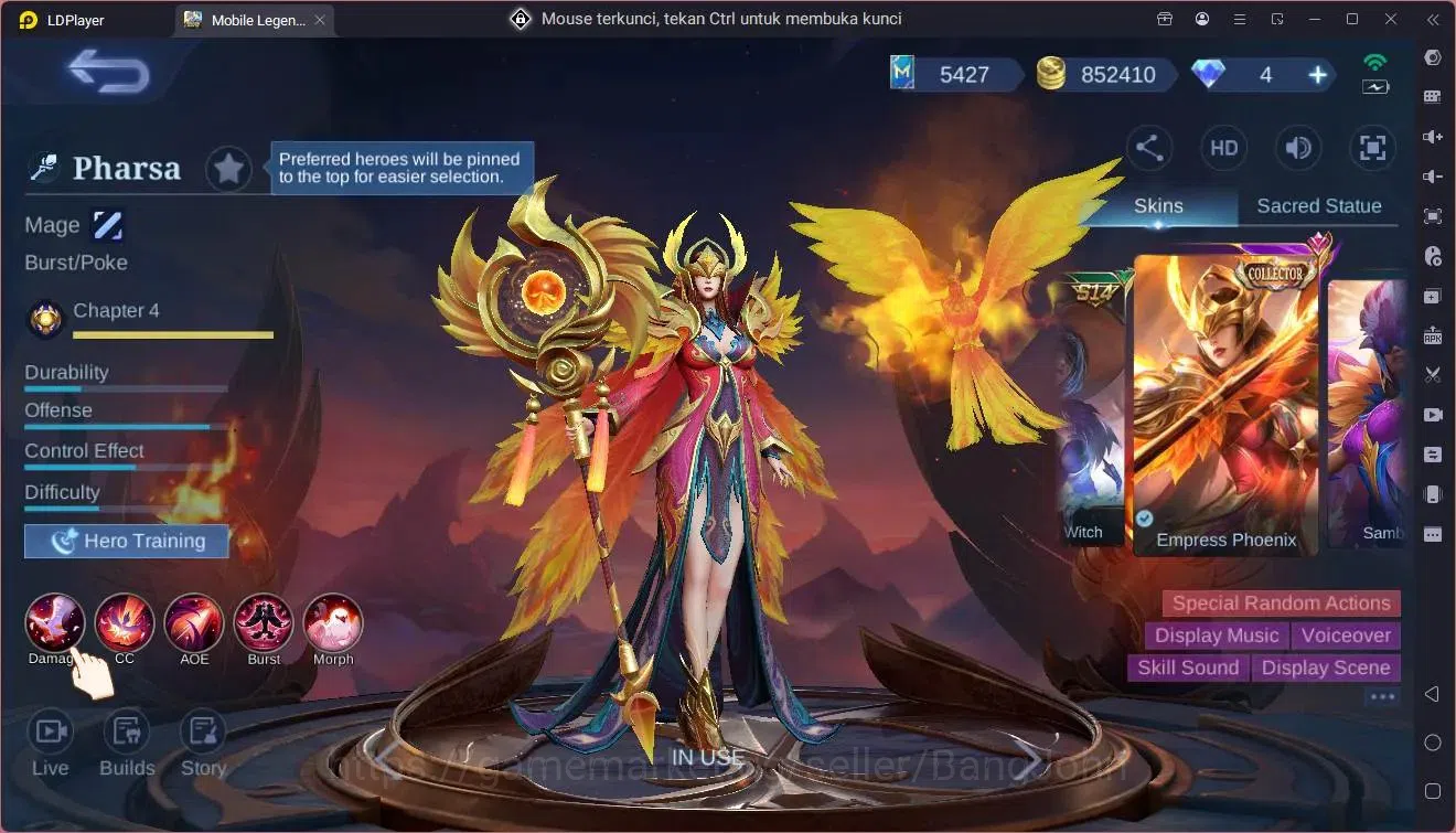 Mobile Legends: Bang Bang Accounts Global|Hero 132|Skin 335|Exalted|Allstar Moskov|KO image 3