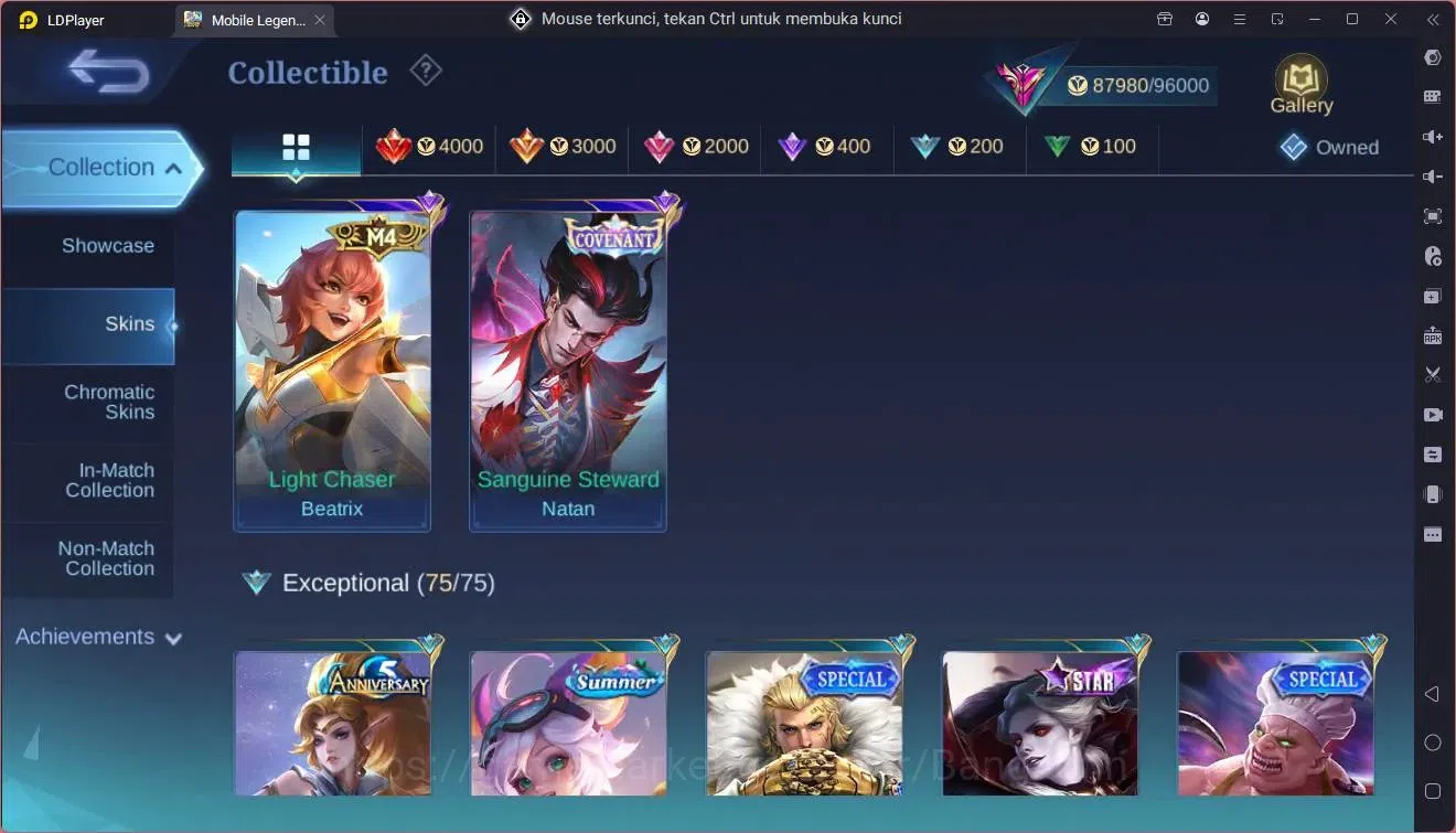 Mobile Legends: Bang Bang Accounts Global|Hero 132|Skin 335|Exalted|Allstar Moskov|KO image 9