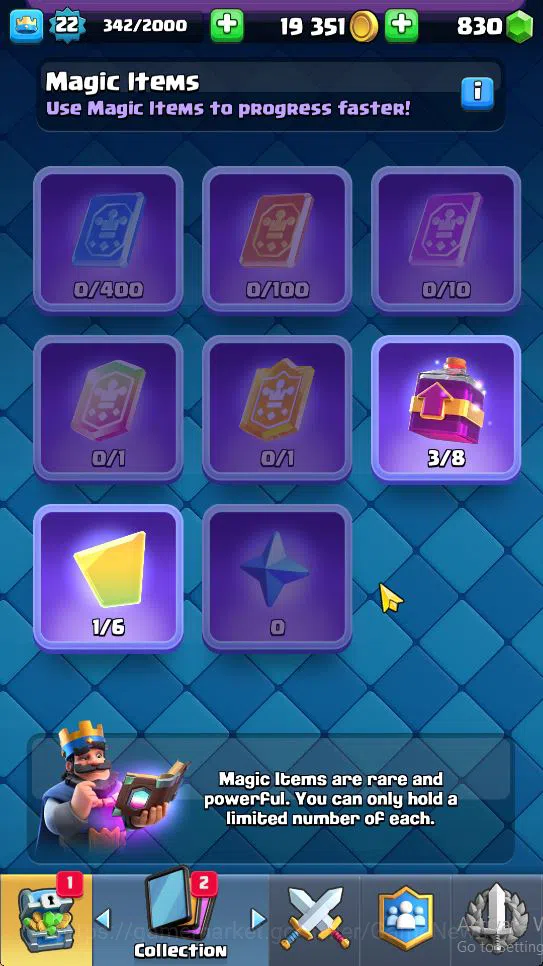 Clash Royale Accounts Starter Lv 22|Trophy 3033|KTL 9|Limited Skin|Card 54| 2 EVO 12 Epic 21 Rare 21 Common | 1 Wild Shard 10