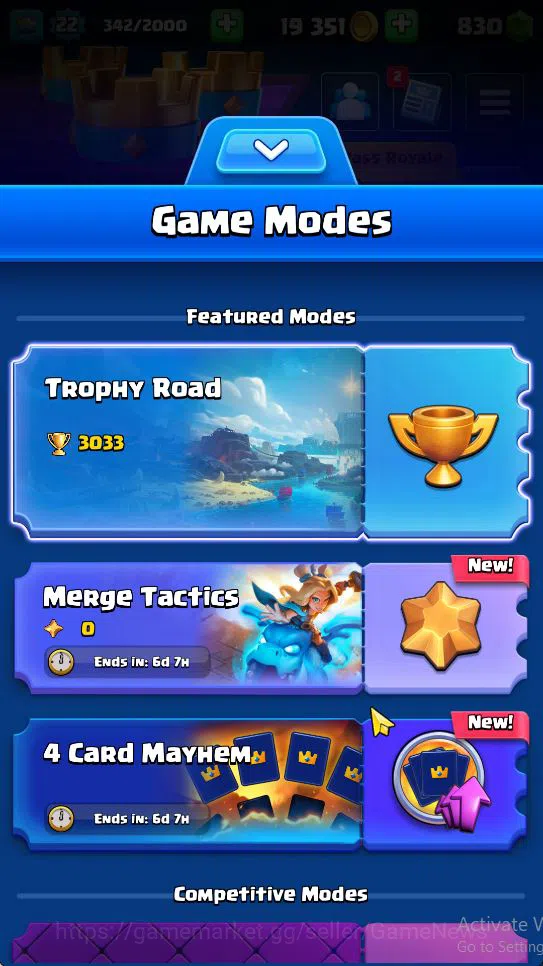 Clash Royale Accounts Starter Lv 22|Trophy 3033|KTL 9|Limited Skin|Card 54| 2 EVO 12 Epic 21 Rare 21 Common | 1 Wild Shard 2