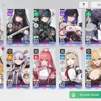 Chaos Zero Nightmare Accounts Global|Lv 55|12