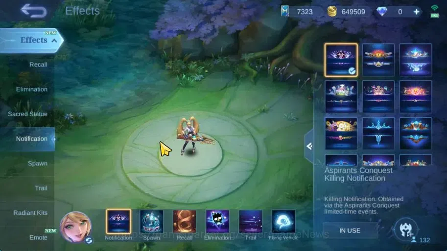 Mobile Legends: Bang Bang Accounts Hero 132|Skin 256|High Glory 57|KOF Karina, LBox K image 15