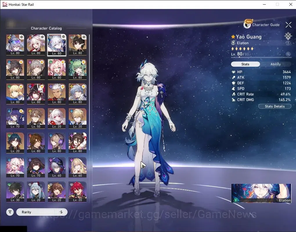 Honkai Star Rail Accounts Asia|TL 69|Sparxie Prem Team|12 Limited|[Yao Guang image 4