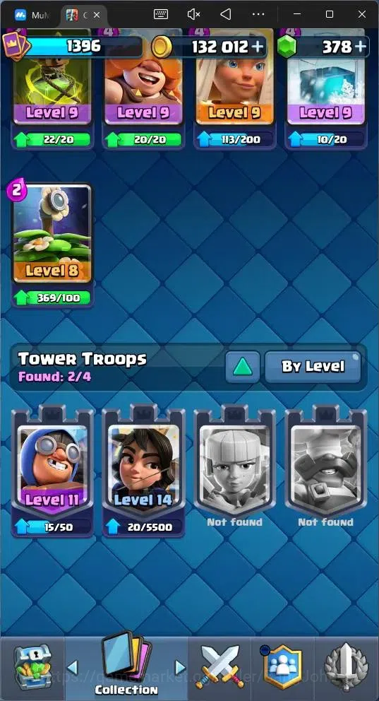 Clash Royale Accounts Global |CL 1396|KTL 14|Trophy 10277 |121 Card|8 Ch image 14