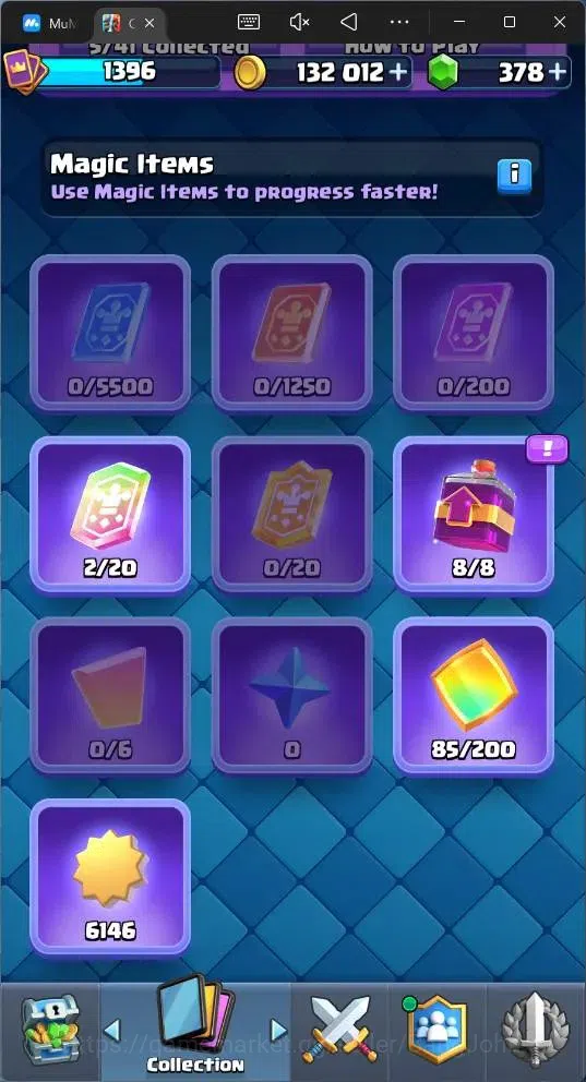Clash Royale Accounts Global |CL 1396|KTL 14|Trophy 10277 |121 Card|8 Ch image 16
