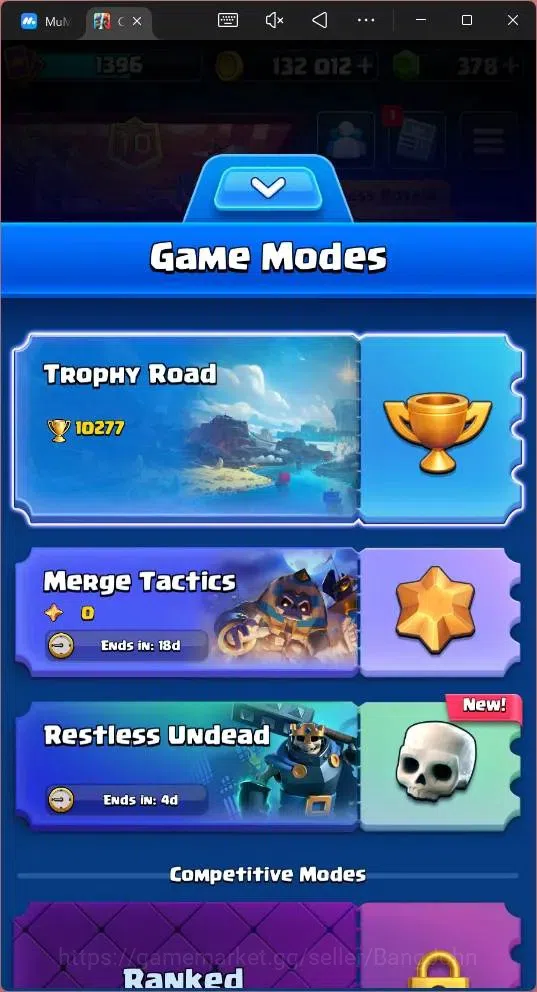 Clash Royale Accounts Global |CL 1396|KTL 14|Trophy 10277 |121 Card|8 Ch image 2