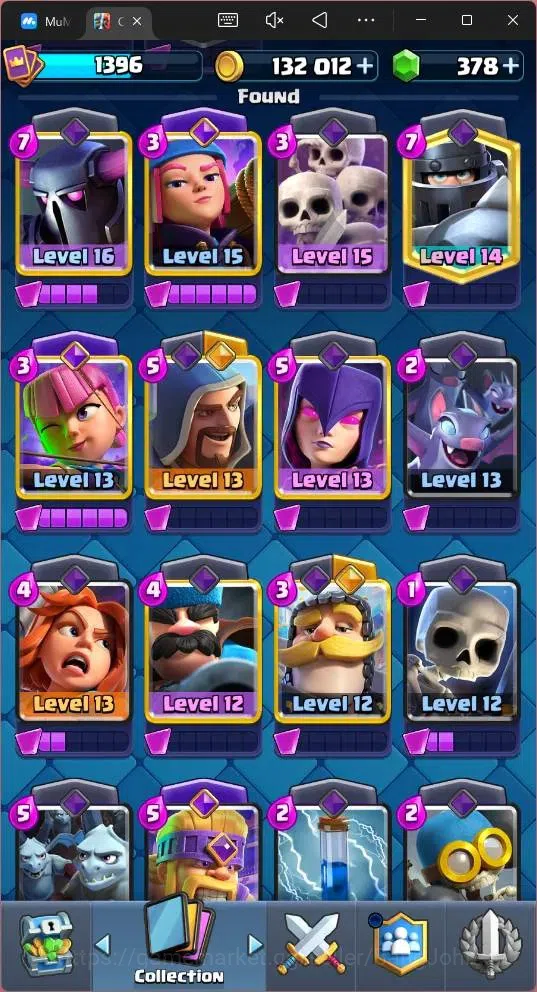 Clash Royale Accounts Global |CL 1396|KTL 14|Trophy 10277 |121 Card|8 Ch image 9