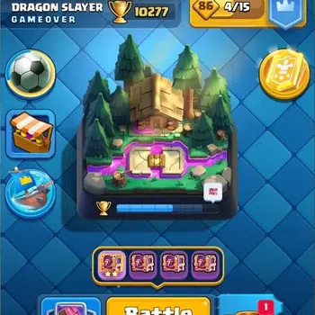 Clash Royale Starter Global |CL 1396|KTL 14|Trophy 10277 |121 Card|8 Ch image 1