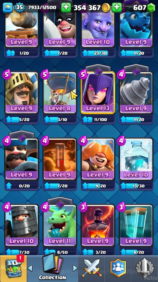 Clash Royale Accounts Lv 39|Trophy 7411|KTL 13|Limited Skin|Card 121| 1 image 10