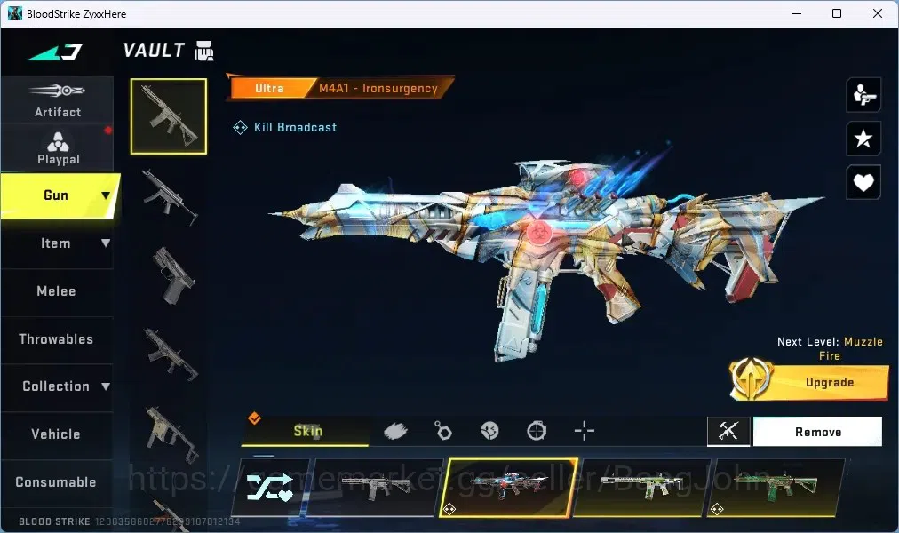 Blood Strike Accounts ASIA | 1 ULTRA MELEE: Talon Knife-Sanctum|8 ULTRA image 2