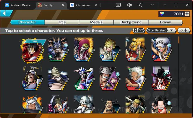 One Piece Bounty Rush Accounts GLOBAL|EX 2+PR 2|RD2031|WI Trafalger Law,BM Onigas image 3