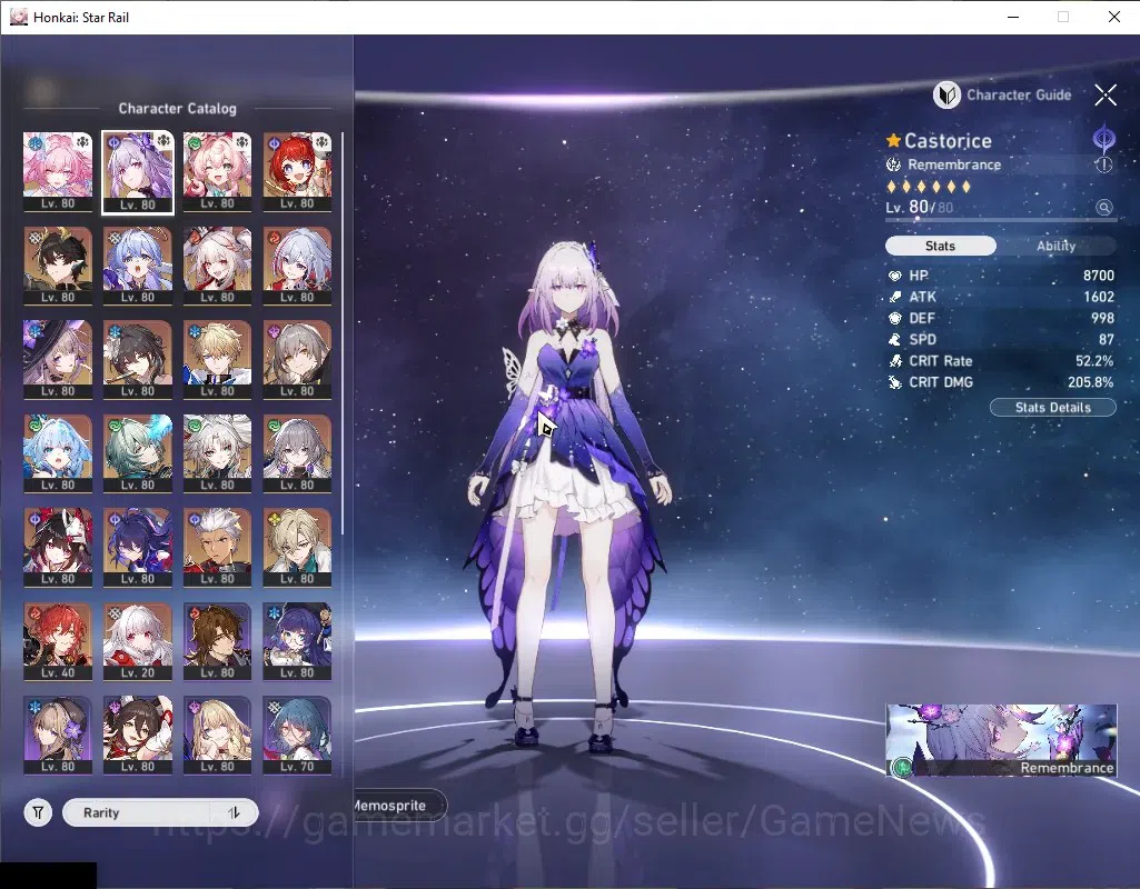 Honkai Star Rail Accounts Others Asia|TL 70|Anaxa,The Herta+Sign PremTeam|17 4