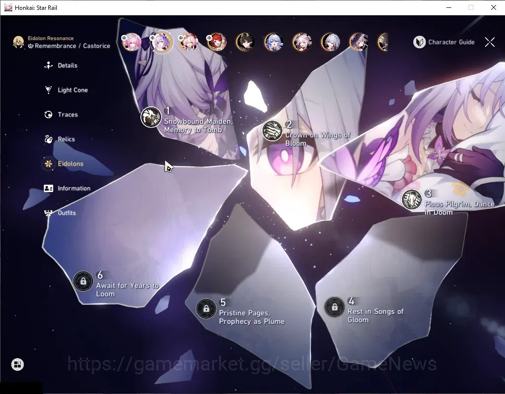 Honkai Star Rail Accounts Others Asia|TL 70|Anaxa,The Herta+Sign PremTeam|17 6