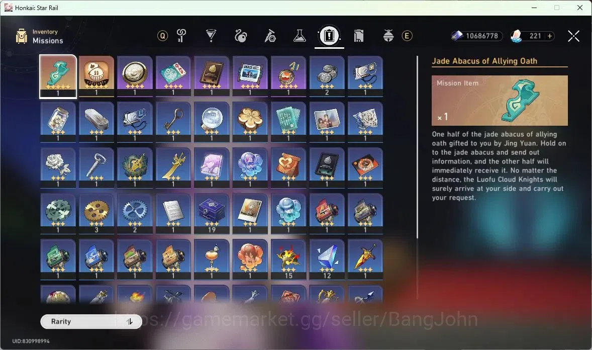 Honkai Star Rail Accounts ASIA | TL 70 | 10 LIMIT | THE HERTA | CASTORICE |  image 7