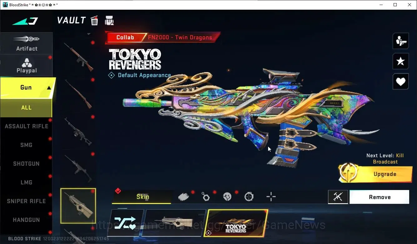 Blood Strike Accounts ASIA|ETERNAL DeAgle+Collab TOKREV FN2000,Takemichi image 11
