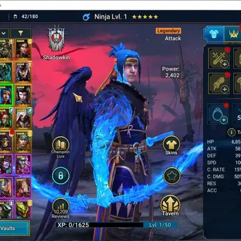 Raid: Shadow Legends Accounts Mid-Game Lv 17|713K PWR|21 Legend(Ninja,Thor,Dorothy,Artax,Xenomorph,Ezio,Rathalos,Leminisi,MC
