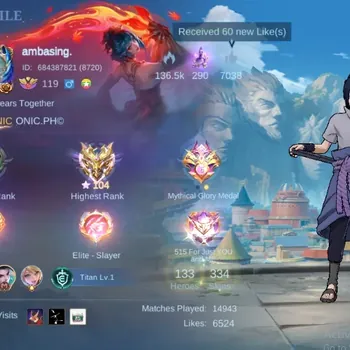 Mobile Legends: Bang Bang Accounts Others Global|334S|Renowned|SASUKE,TF Roger,KOF Karina,Annual
