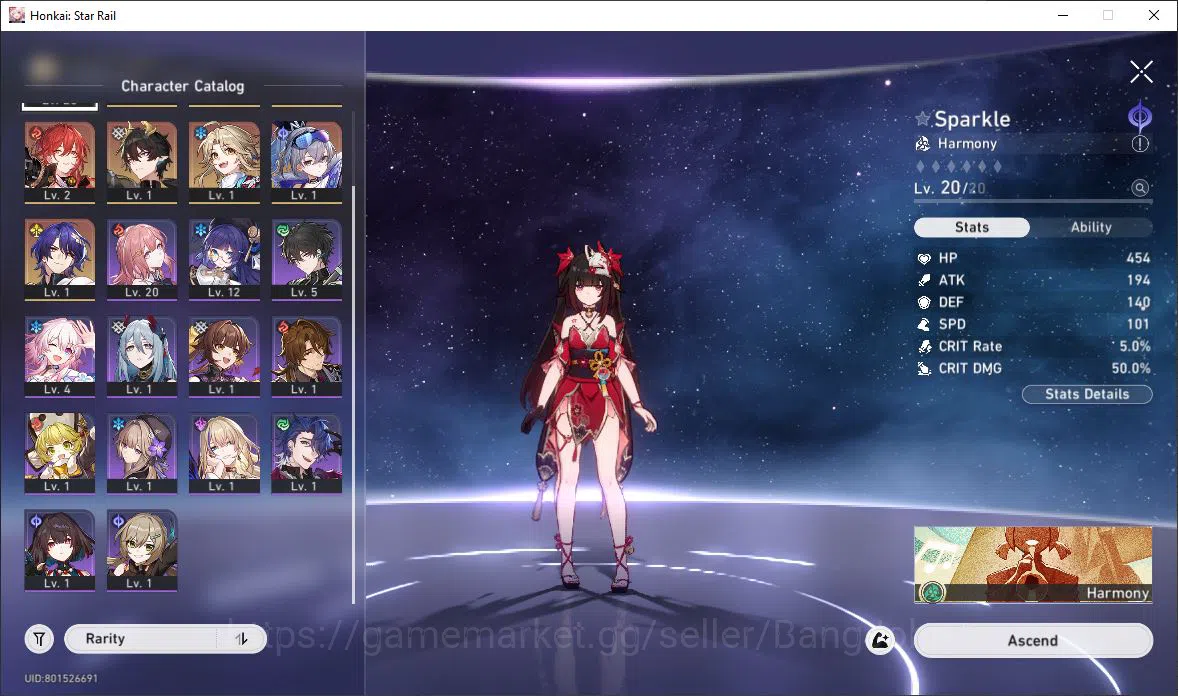 Honkai Star Rail Accounts [ASIA] TL 13 | 7 Limit | Sparkle | Ruan Mei | Robi image 12