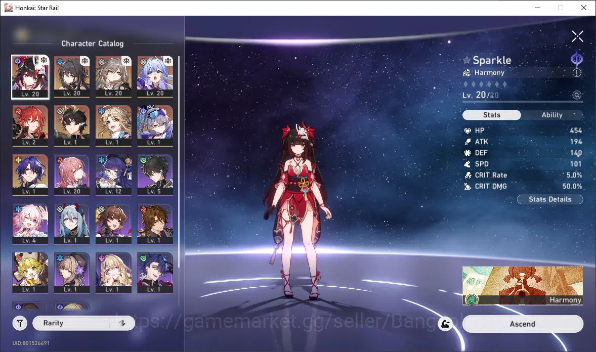 Honkai Star Rail Accounts [ASIA] TL 13 | 7 Limit | Sparkle | Ruan Mei | Robi image 13