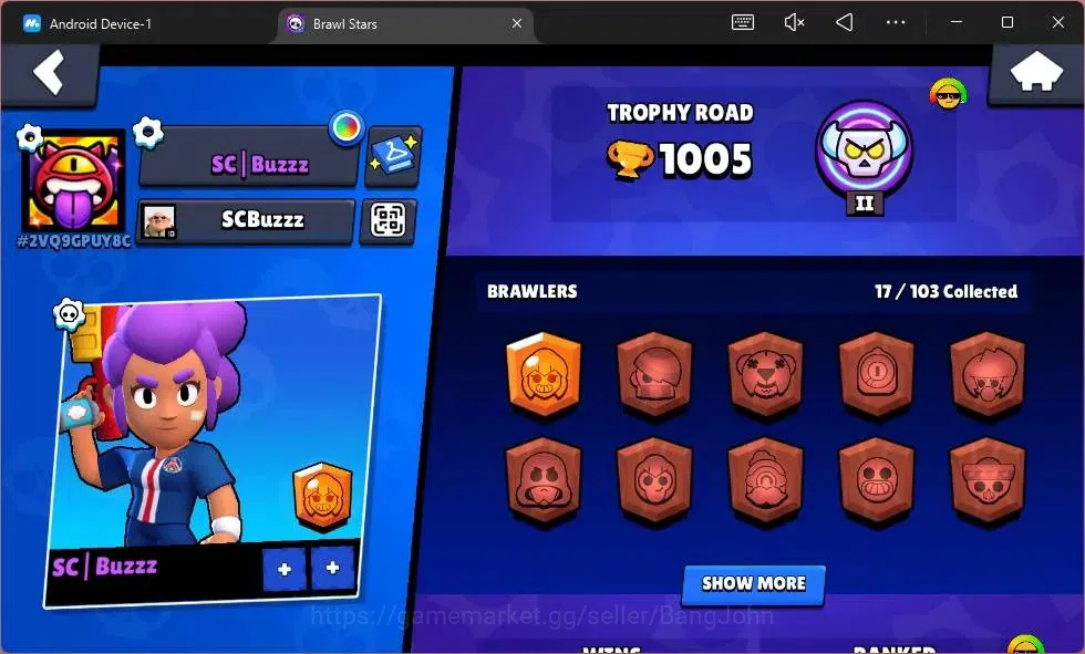 Brawl Stars Accounts Global|1005 Thropy|17 Brawler|3 Max Hypercharge(Sh image 10