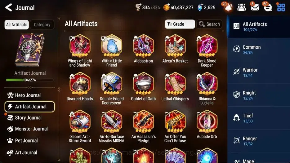 Epic Seven Accounts High-End Global |22 ML(Zio,Harsetti,AVildred,FLidica,ROLight Etc)+Perfumer Byblis+Fumyr|SS 2.6K|Gold 12