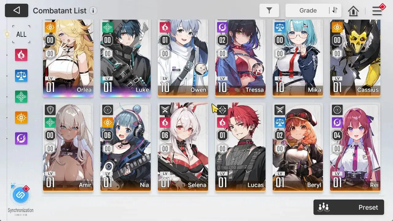 Chaos Zero Nightmare Accounts GLOBAL Lv53|8 SSR[Heidemarie,Sereniel,Cizuru,khali image 5