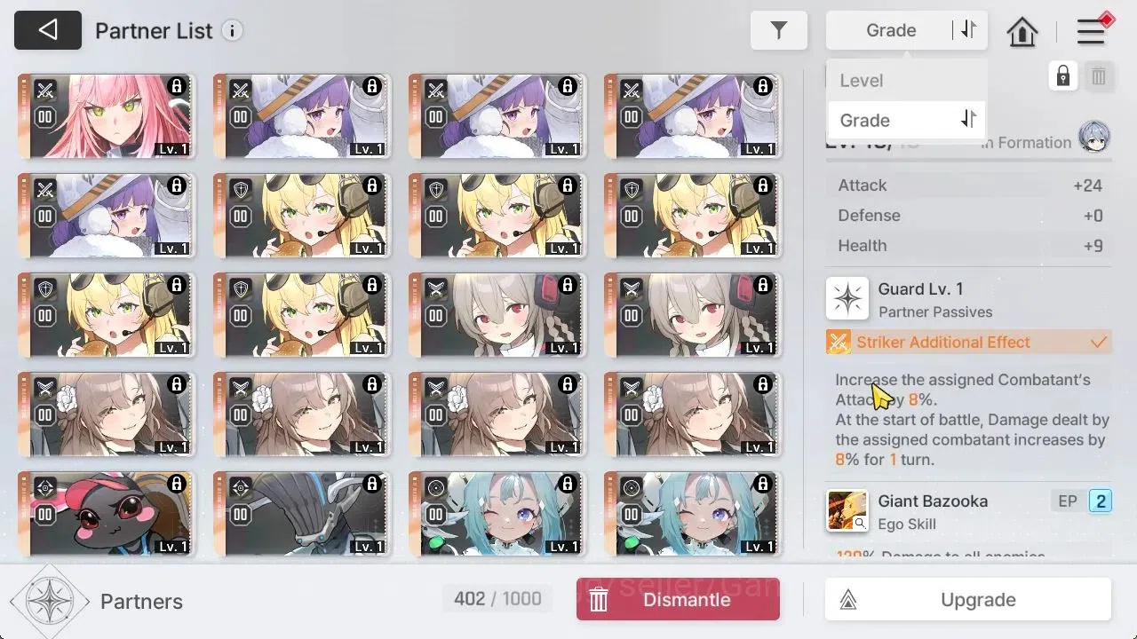 Chaos Zero Nightmare Accounts GLOBAL Lv53|8 SSR[Heidemarie,Sereniel,Cizuru,khali image 6