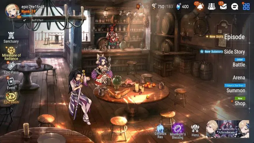 Epic Seven Accounts Global | Starter|3 ML(Laika,Solitaria of the Snow, image 1