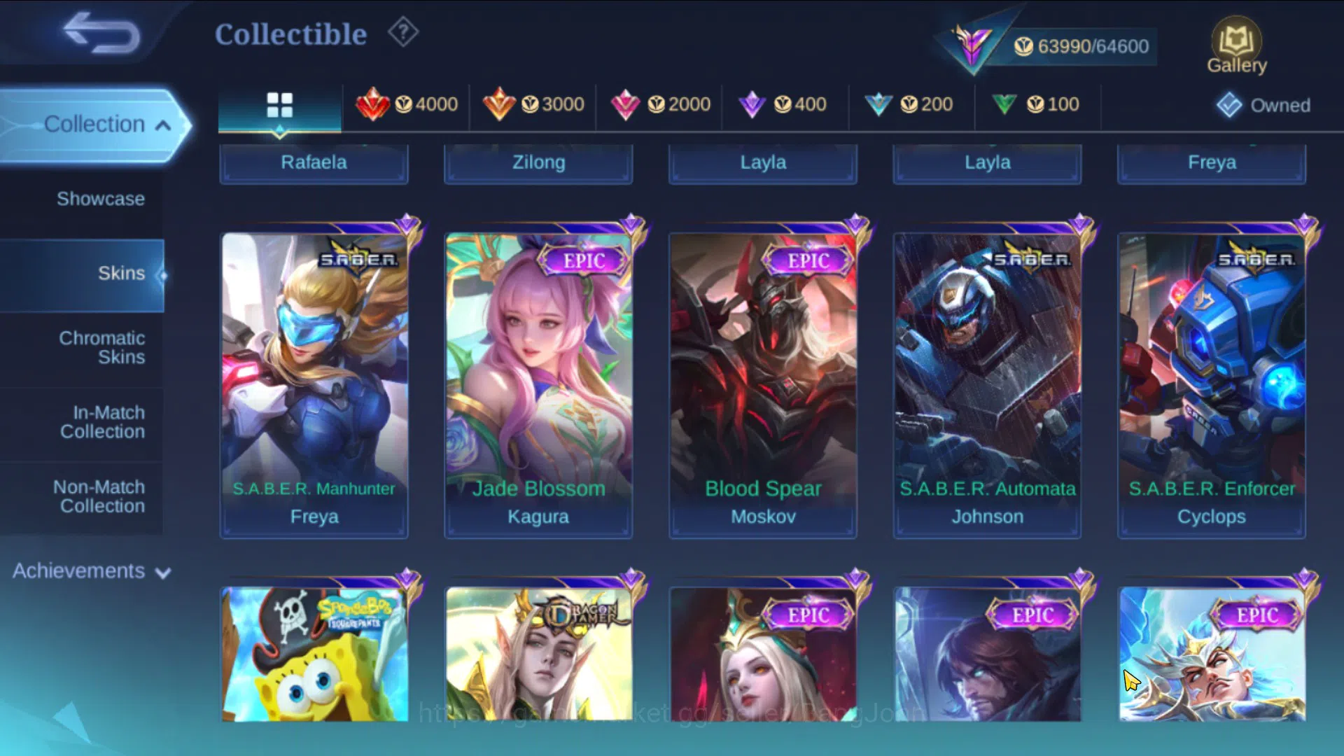 Mobile Legends: Bang Bang Accounts Hero 84|Skin 265 Good WR|KOF Karina|Sanrio Floryn| image 13