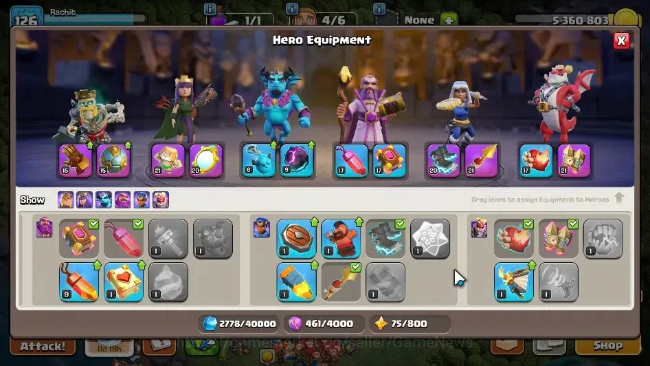 Clash of Clans Accounts LV 126|TH 16-BH 10|HH 10|Limited Skin|BK 53,AQ 66, image 10