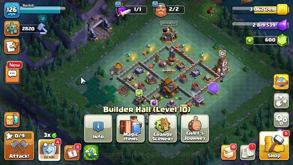 Clash of Clans Accounts LV 126|TH 16-BH 10|HH 10|Limited Skin|BK 53,AQ 66, image 14