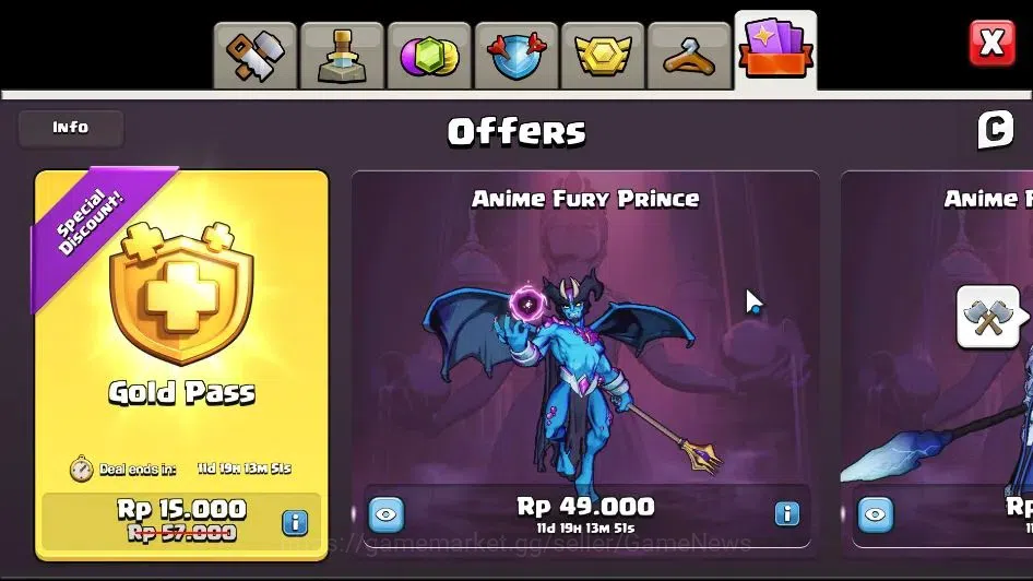 Clash of Clans Accounts LV 126|TH 16-BH 10|HH 10|Limited Skin|BK 53,AQ 66, image 20