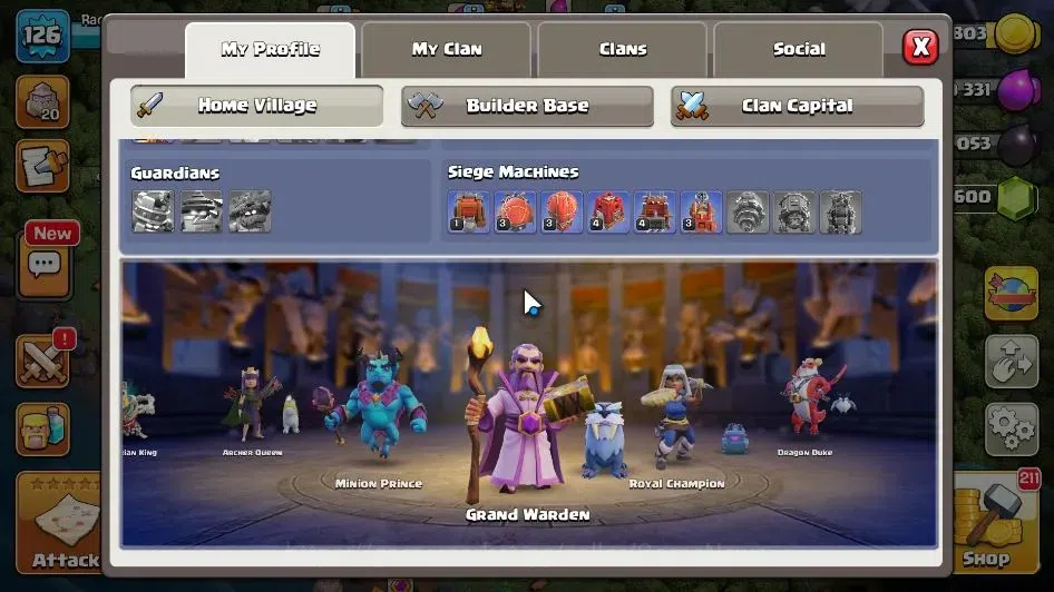 Clash of Clans Accounts LV 126|TH 16-BH 10|HH 10|Limited Skin|BK 53,AQ 66, image 5